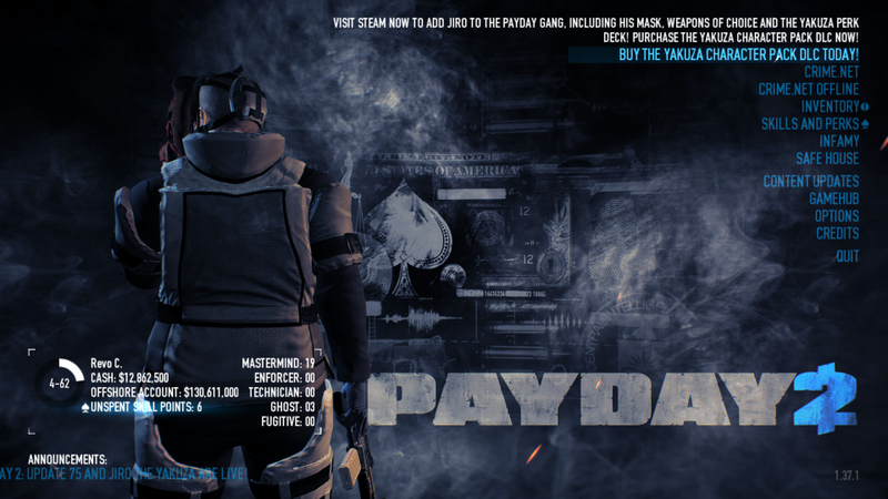 Illustration for article titled Menu Review: PAYDAY 2